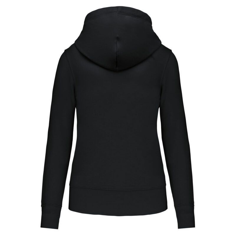 Ecologische damessweater met capuchon - Afbeelding 2