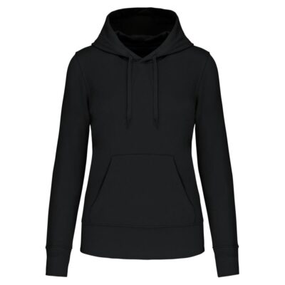 Ecologische damessweater met capuchon