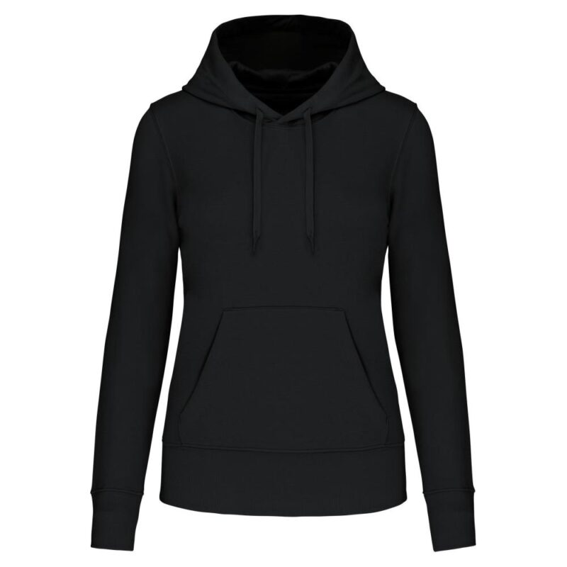 Ecologische damessweater met capuchon
