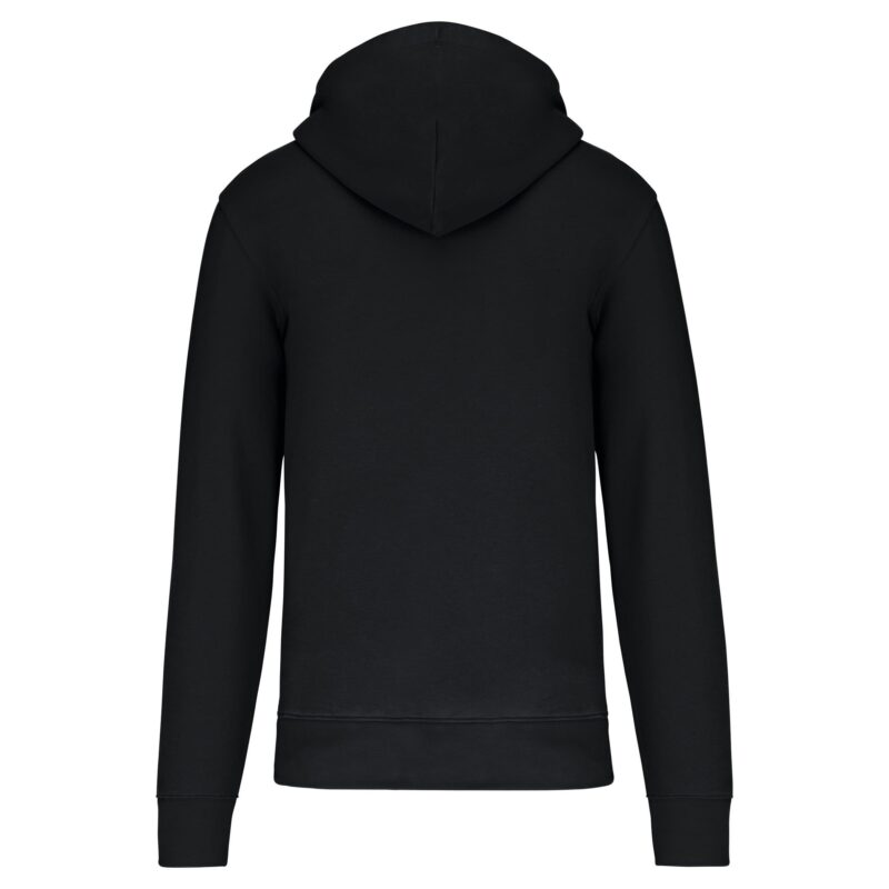 Ecologische herensweater met capuchon en ritssluiting - Afbeelding 2