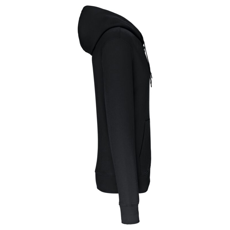 Ecologische herensweater met capuchon en ritssluiting - Afbeelding 3