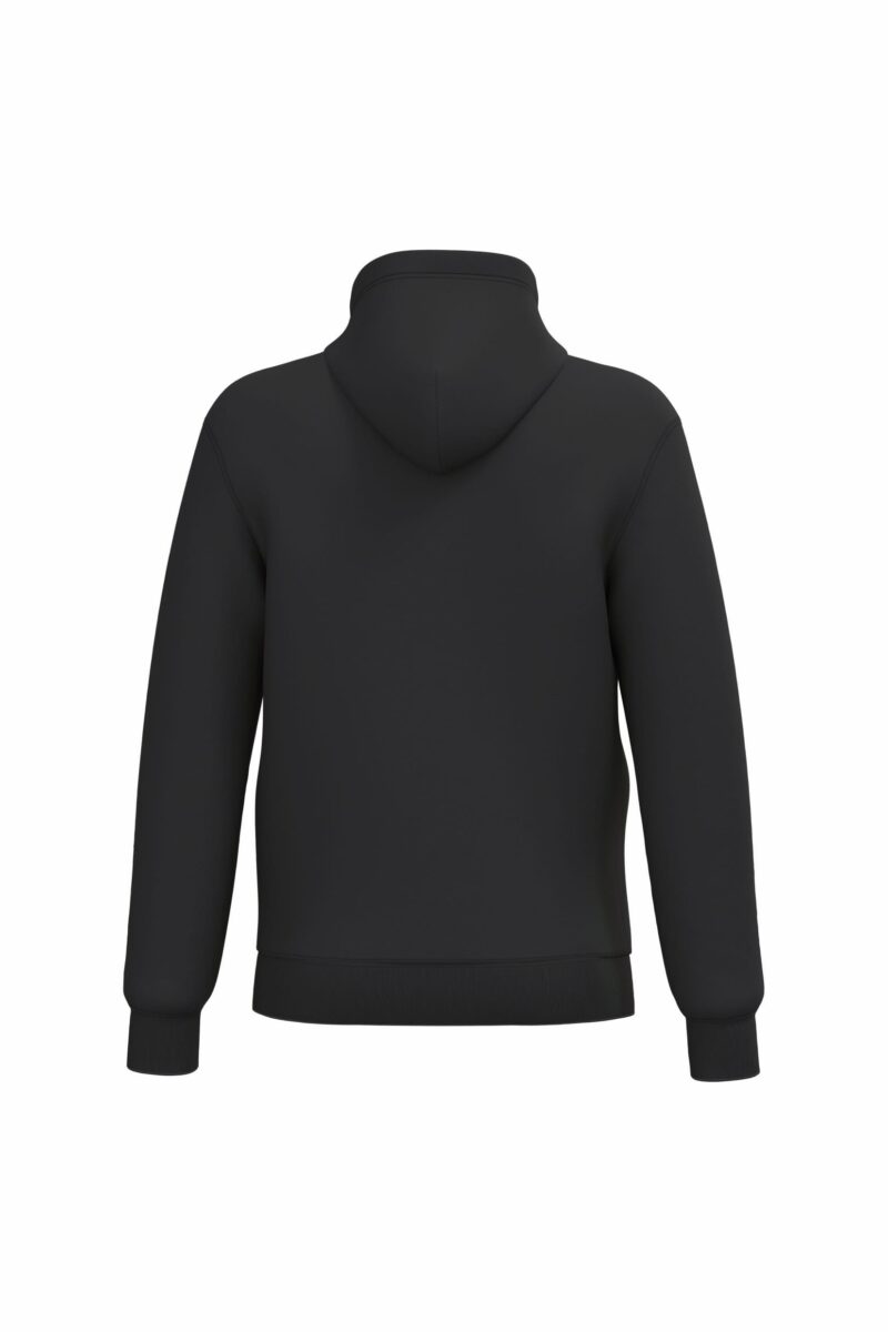 Gerecycled sweater met rits en capuchon uniseks - Afbeelding 2