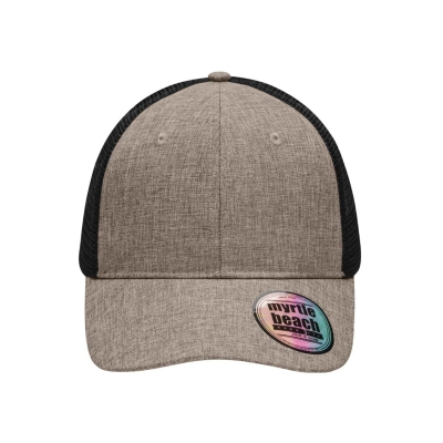 6 Panel Mesh Cap Mélange