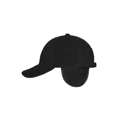 6 Panel Fleece Cap with Earflaps