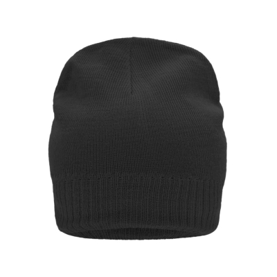 Knitted Beanie with Fleece Inset