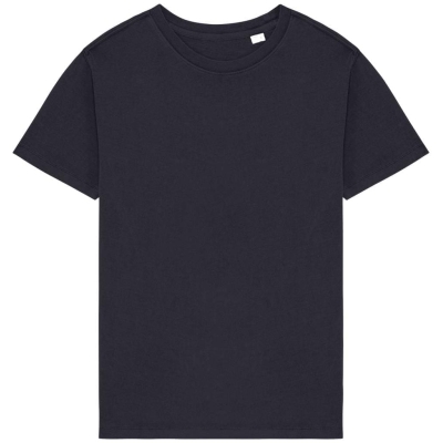 Ecologisch verwassen T-shirt ronde hals korte mouwen