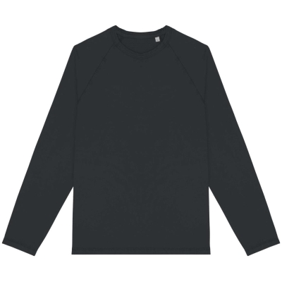 Ecologisch heren-T-shirt met lange raglanmouwen