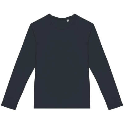 Ecologisch dames-T-shirt met lange raglanmouwen