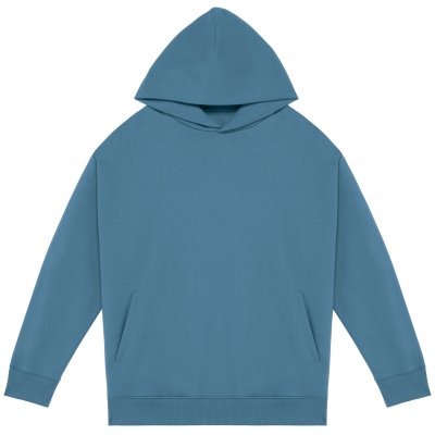 Ecologische uniseks oversized sweater met capuchon