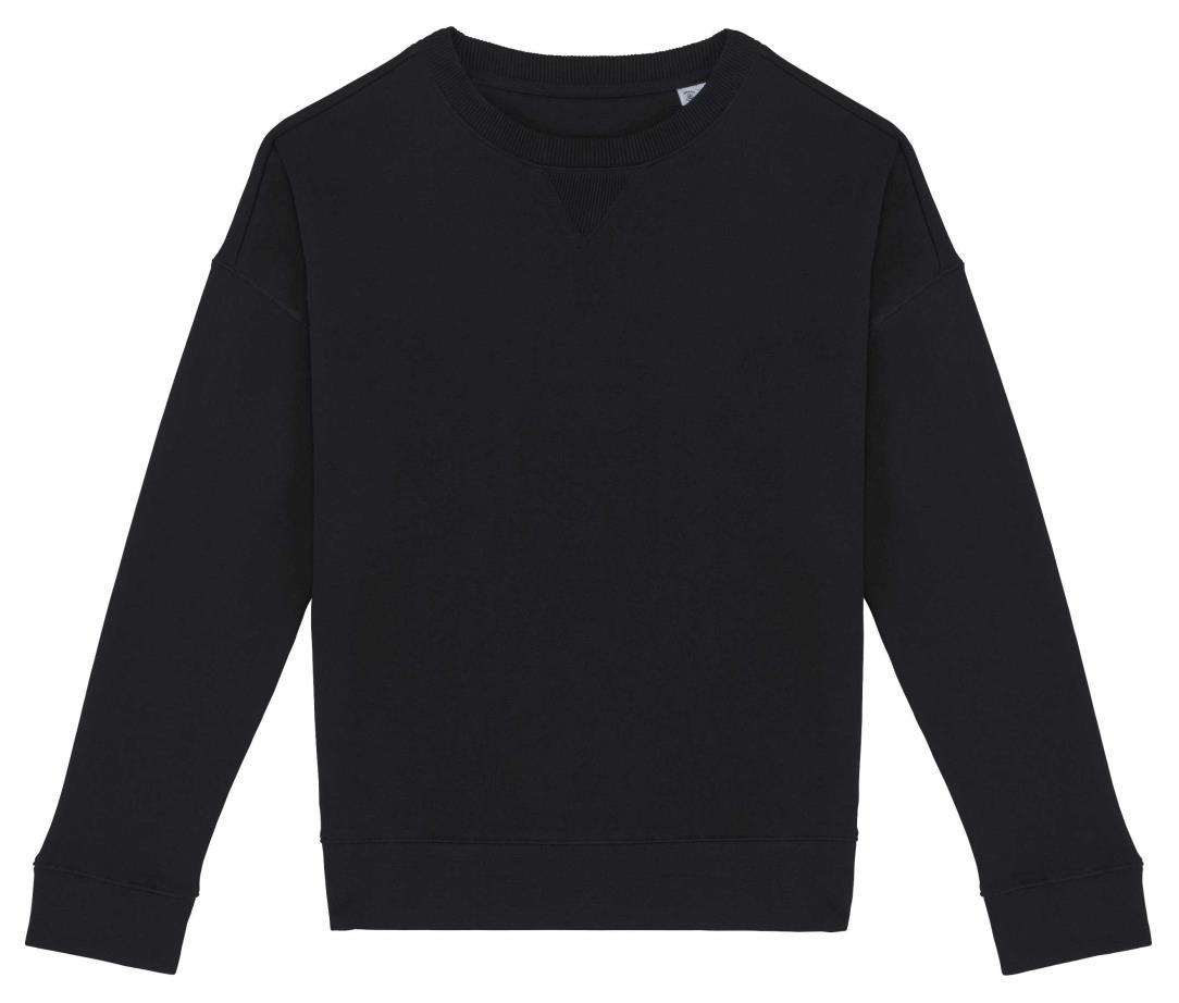 Ecologische damessweater met afhangende mouwen