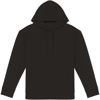 Ecologische uniseks sweater met capuchon en afhangende mouwen French Terry