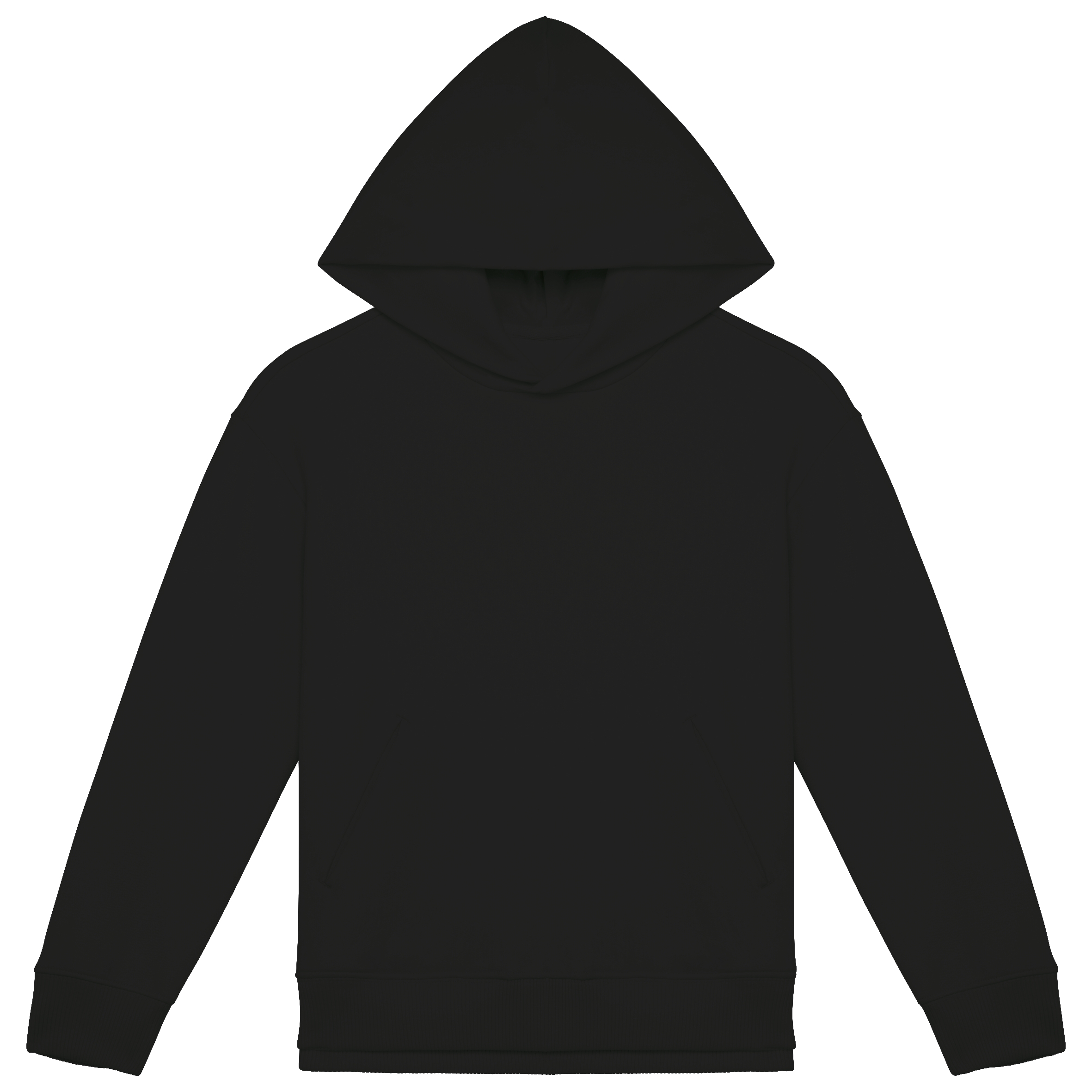 Duurzame oversized kindersweater met capuchon
