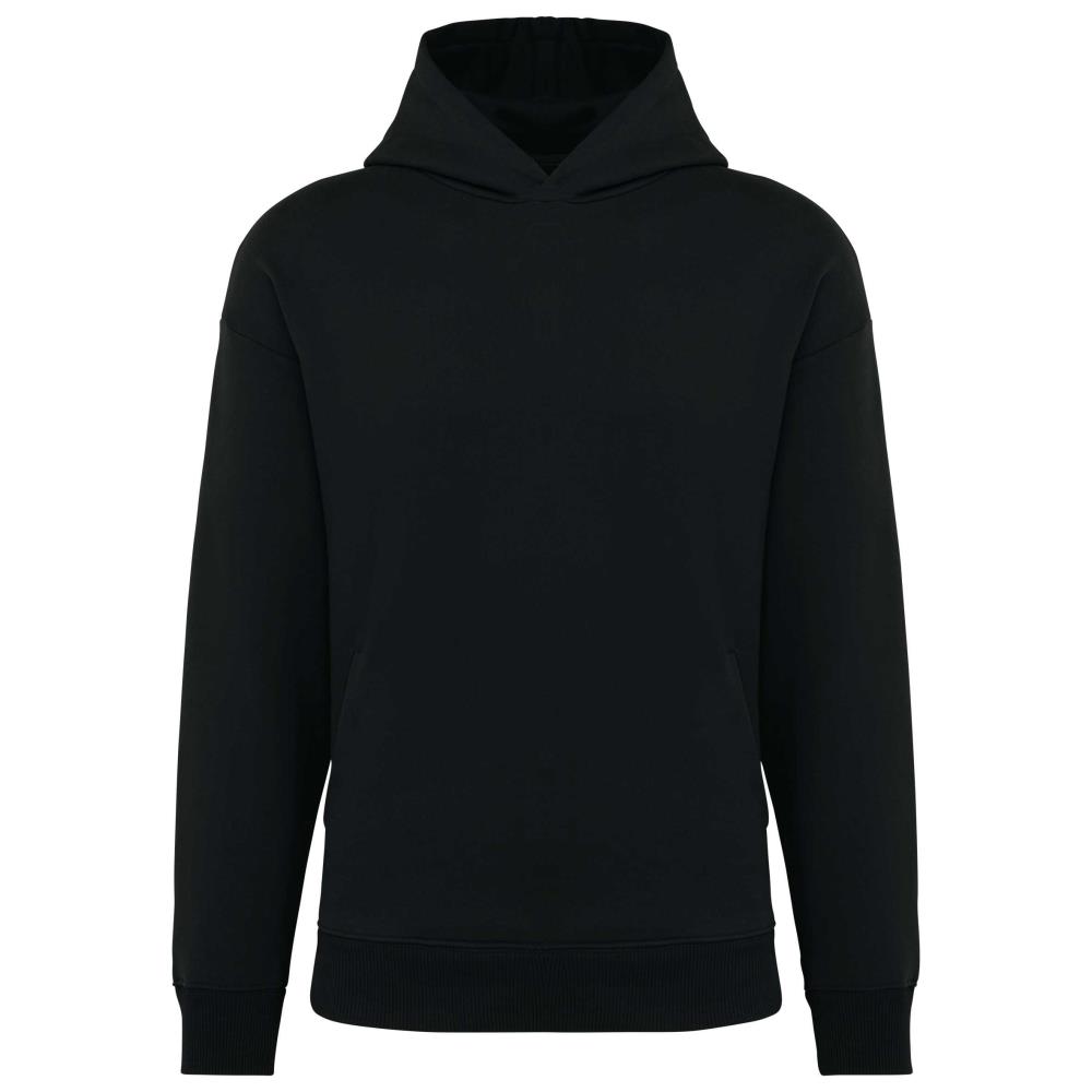 Ecologische uniseks oversized sweater met capuchon