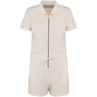 Ecologisch badstof jumpsuit voor dames