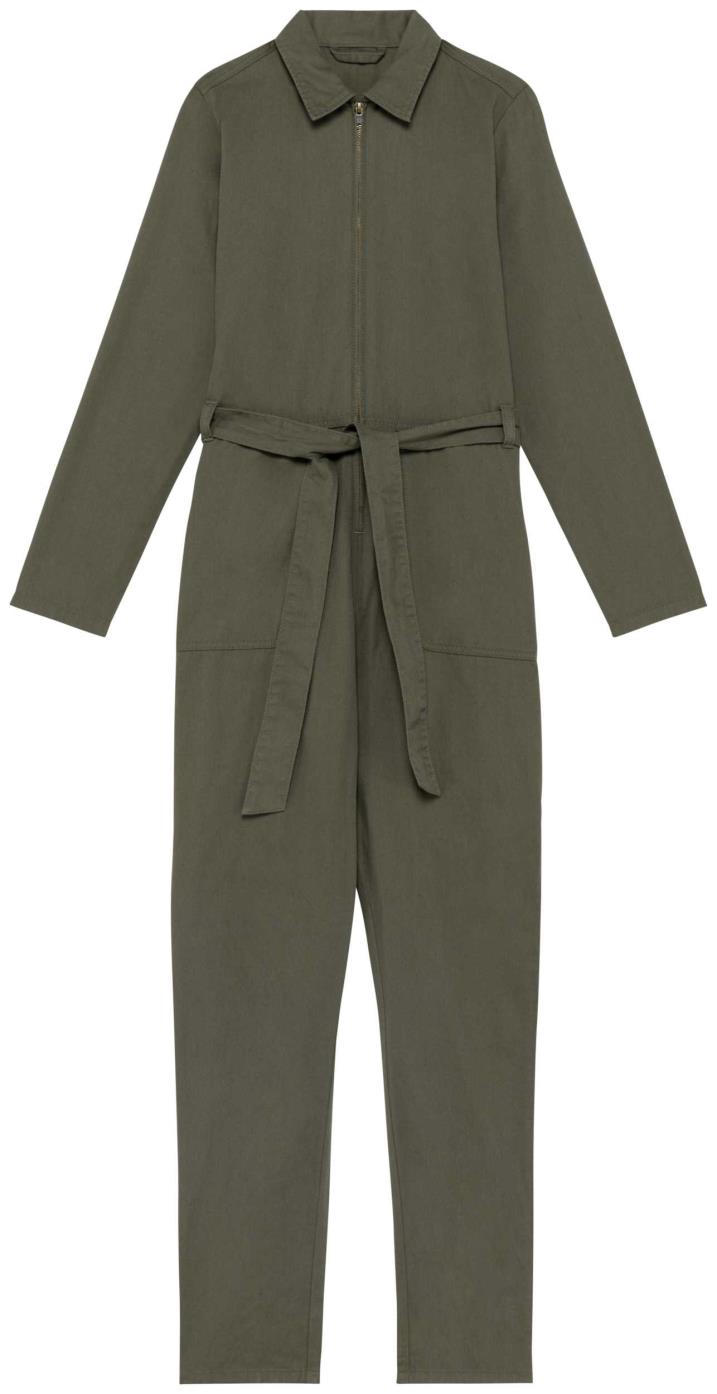 Ecologische verwassen jumpsuit dames