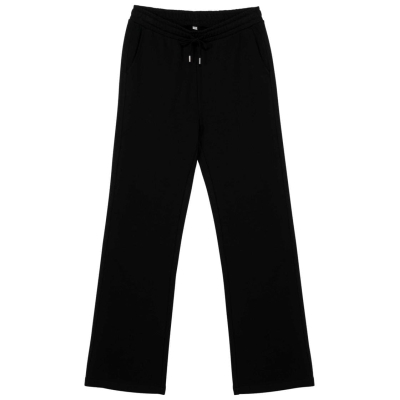 Ecologische wijde joggingbroek voor dames in French Terry