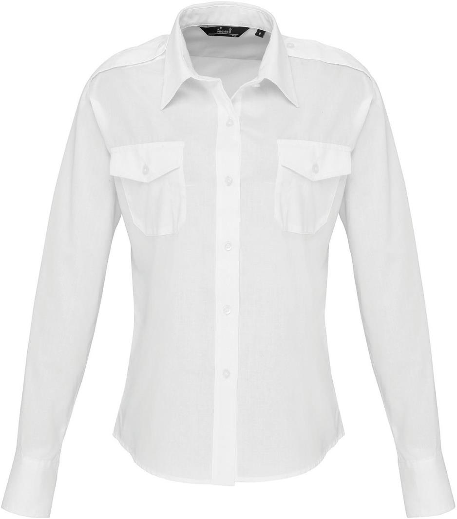 Ladies' Long Sleeve Pilot Shirt