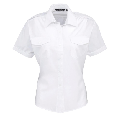 Ladies Pilot Short Sleeved Shirt