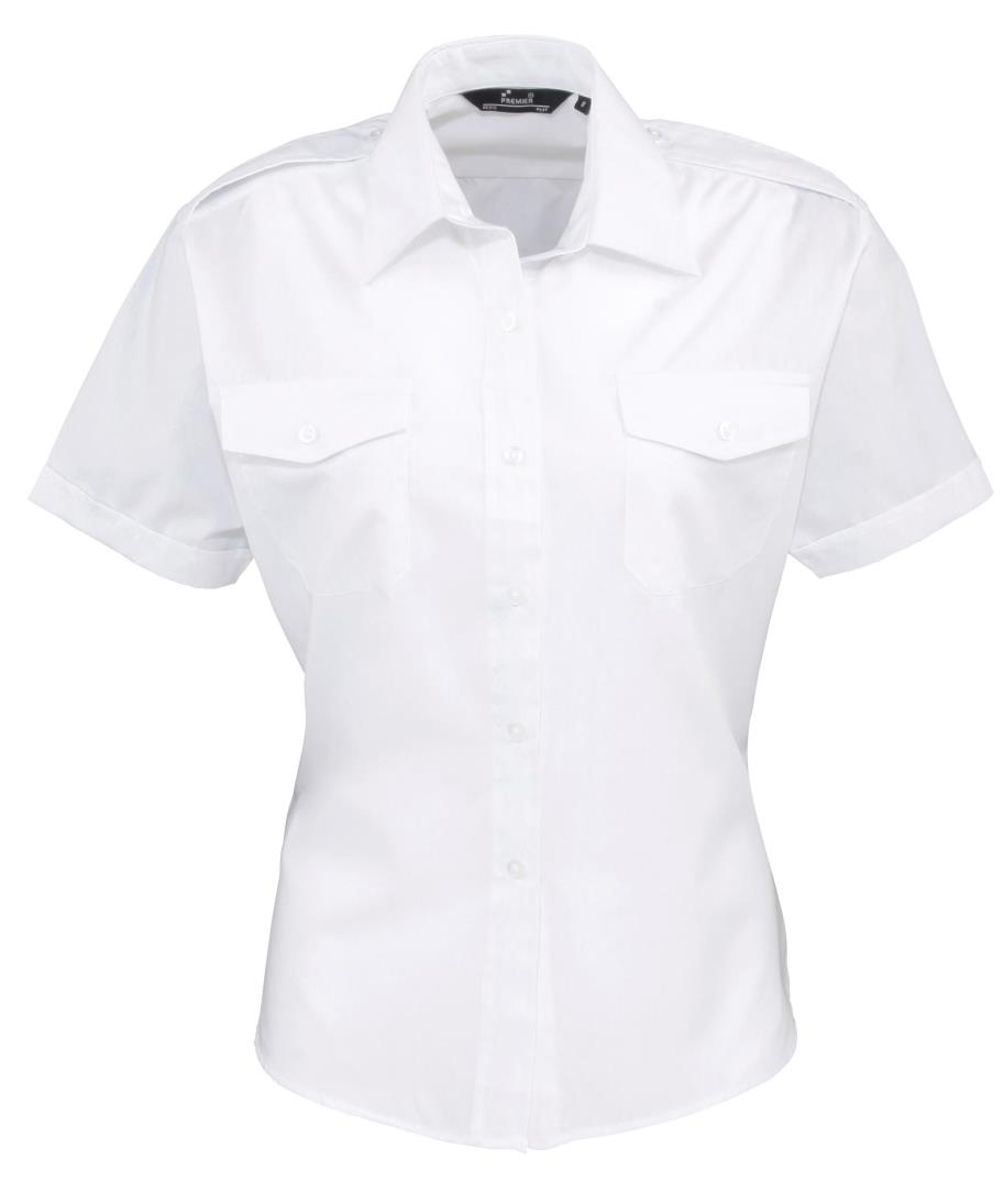 Ladies Pilot Short Sleeved Shirt