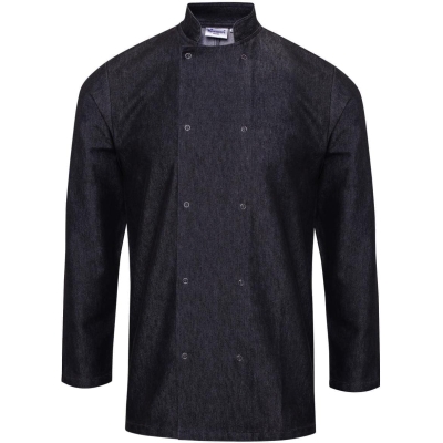 Denim chef's jacket