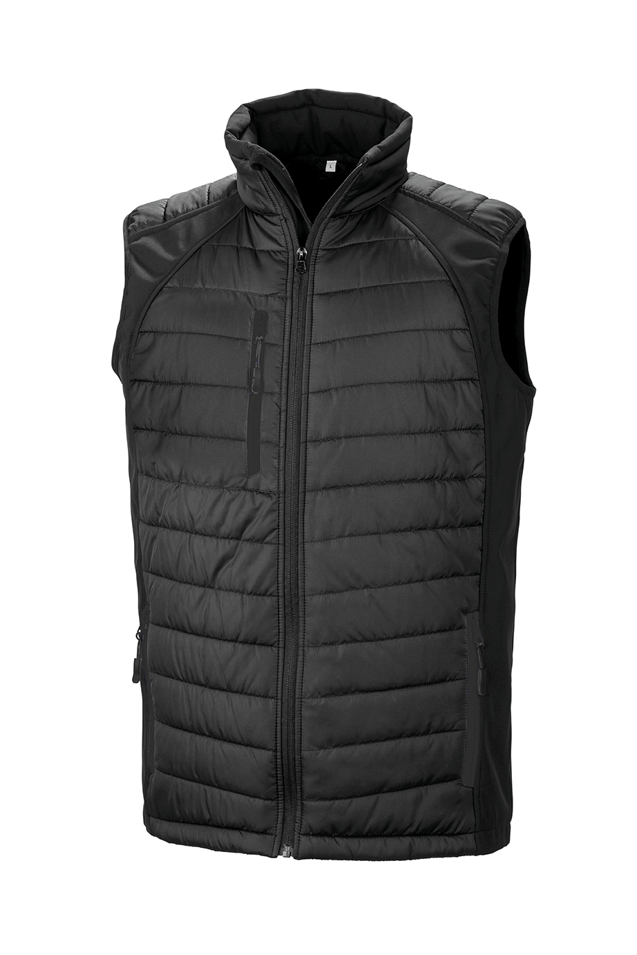 Black Compass softshell gilet
