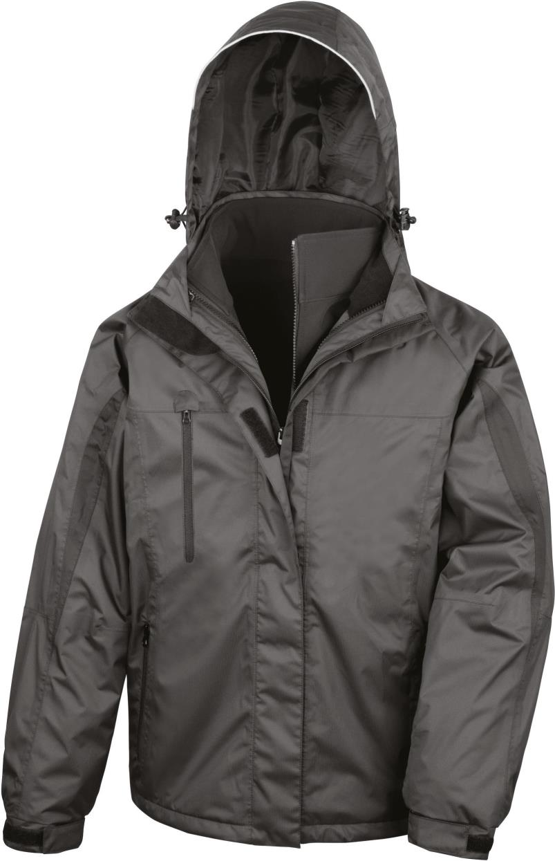 Parka 3-in-1 binnenzijde in Softshell
