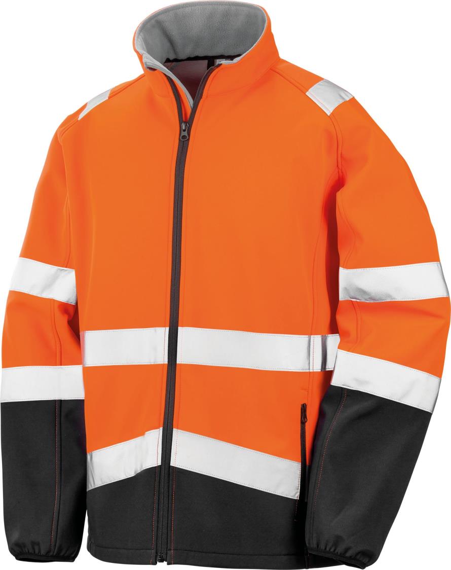 High-viz softshell jacket