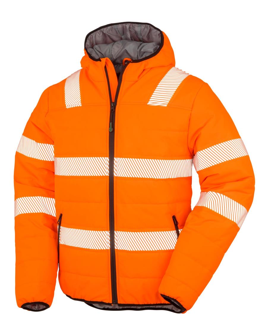 Gerecyclede veiligheidsjas ripstop padded