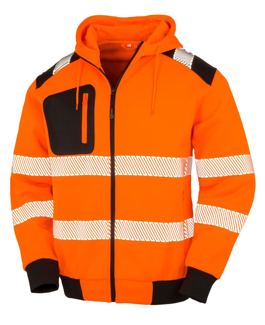 Gerecyclede veiligheidssweater met capuchon