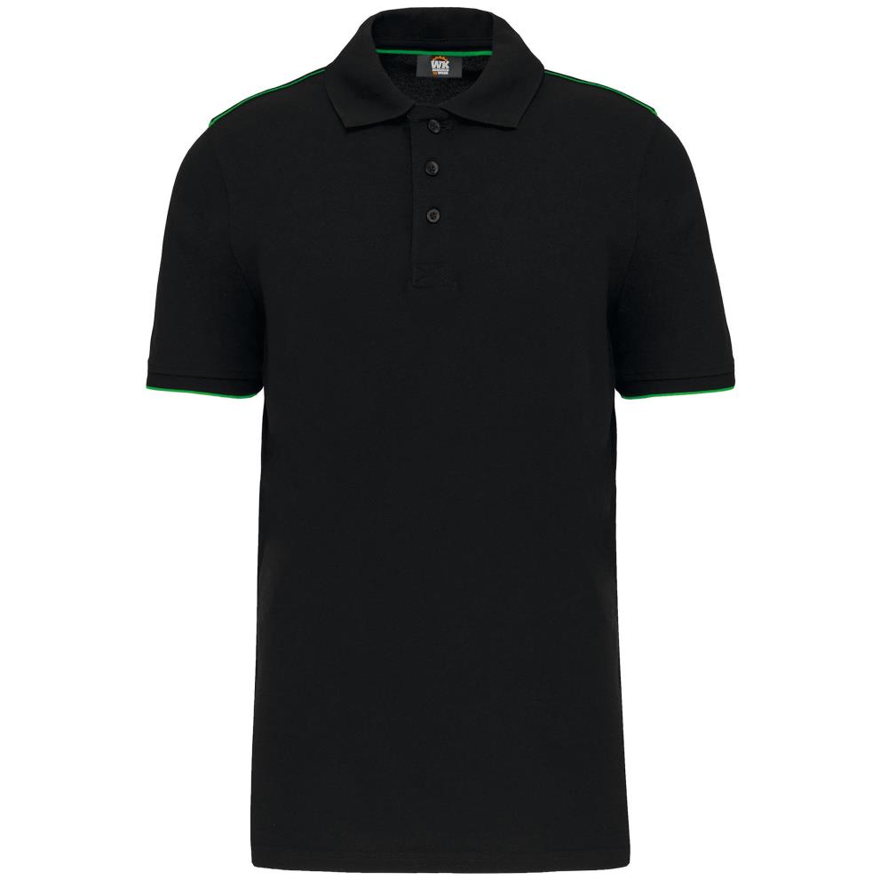 Contrasterende polo DayToDay korte mouwen