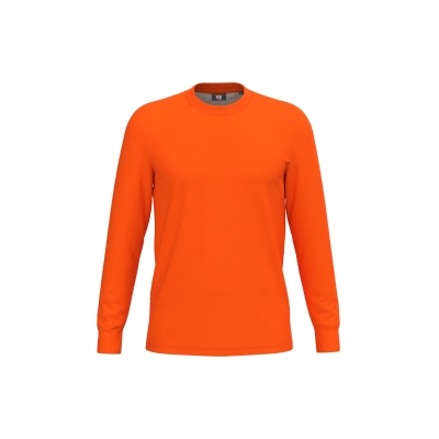 Duurzaam uniseks T-shirt lange mouwen katoen/polyester