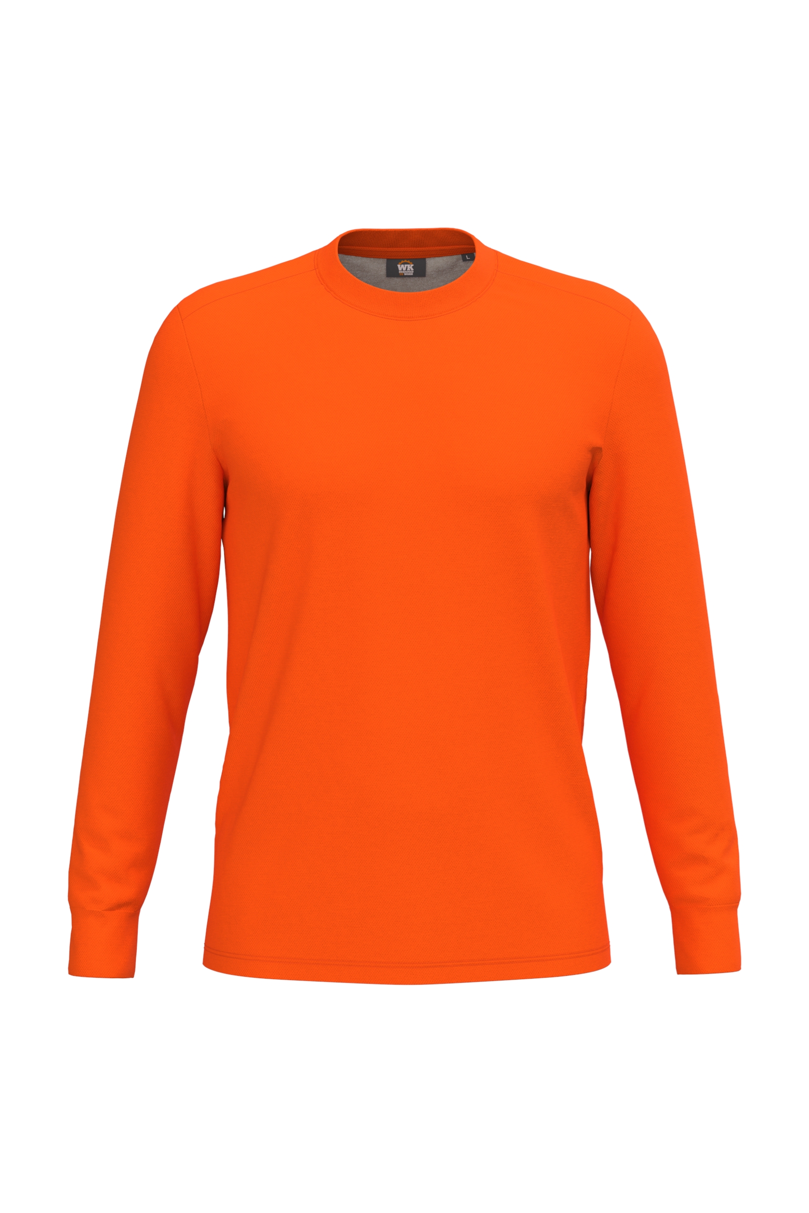 Duurzaam uniseks T-shirt lange mouwen katoen/polyester