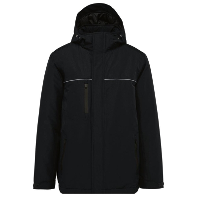 Unisex performance parka met capuchon