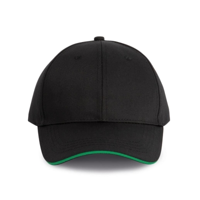 Contrasterende sandwichpet 6 panelen Oeko-Tex